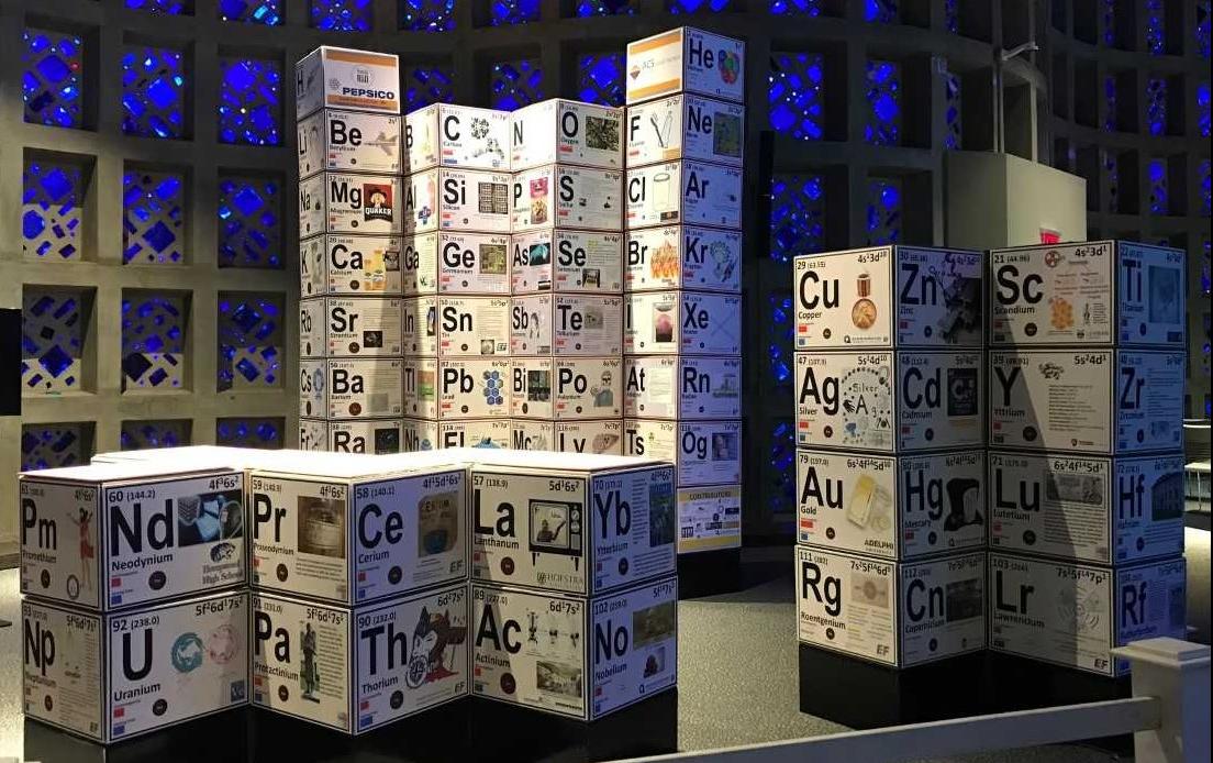 3-D Periodic Table at New York Hall of Science