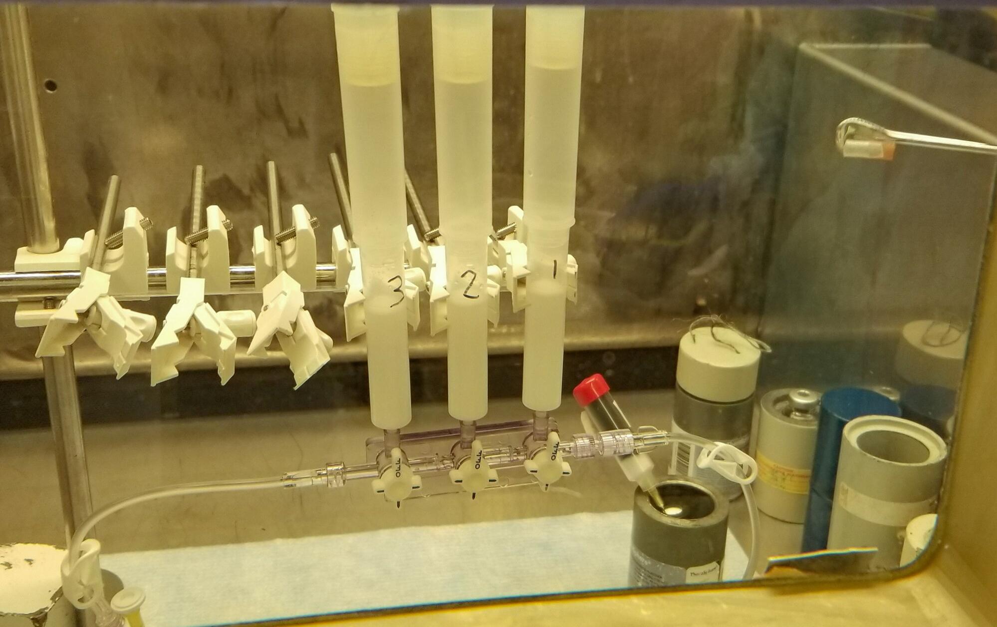At-211 undergoes purification and a series of quality checks. Photo Credit: UW Research Scientist Don Hamlin