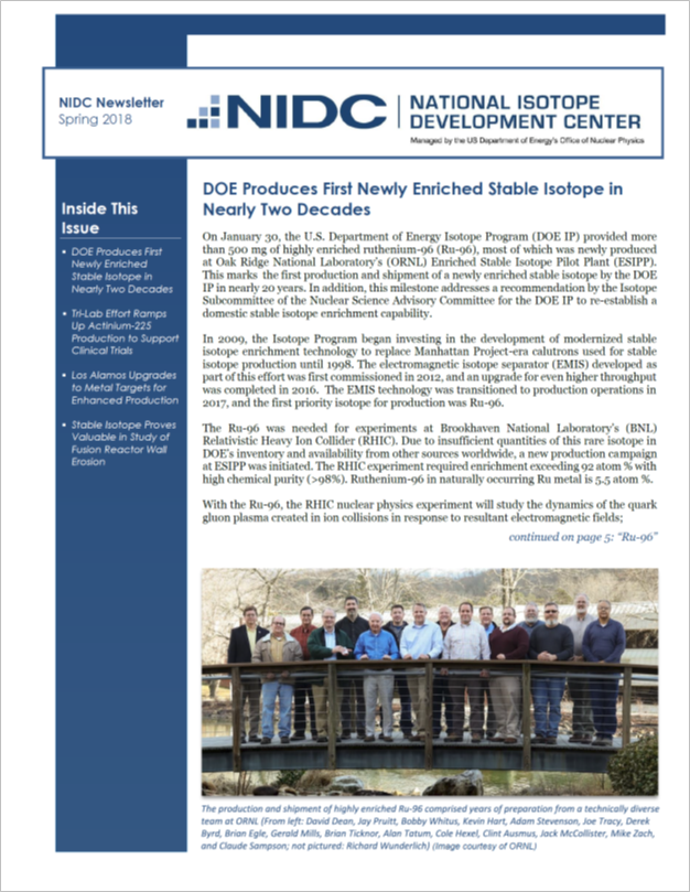 NIDC newsletter cover