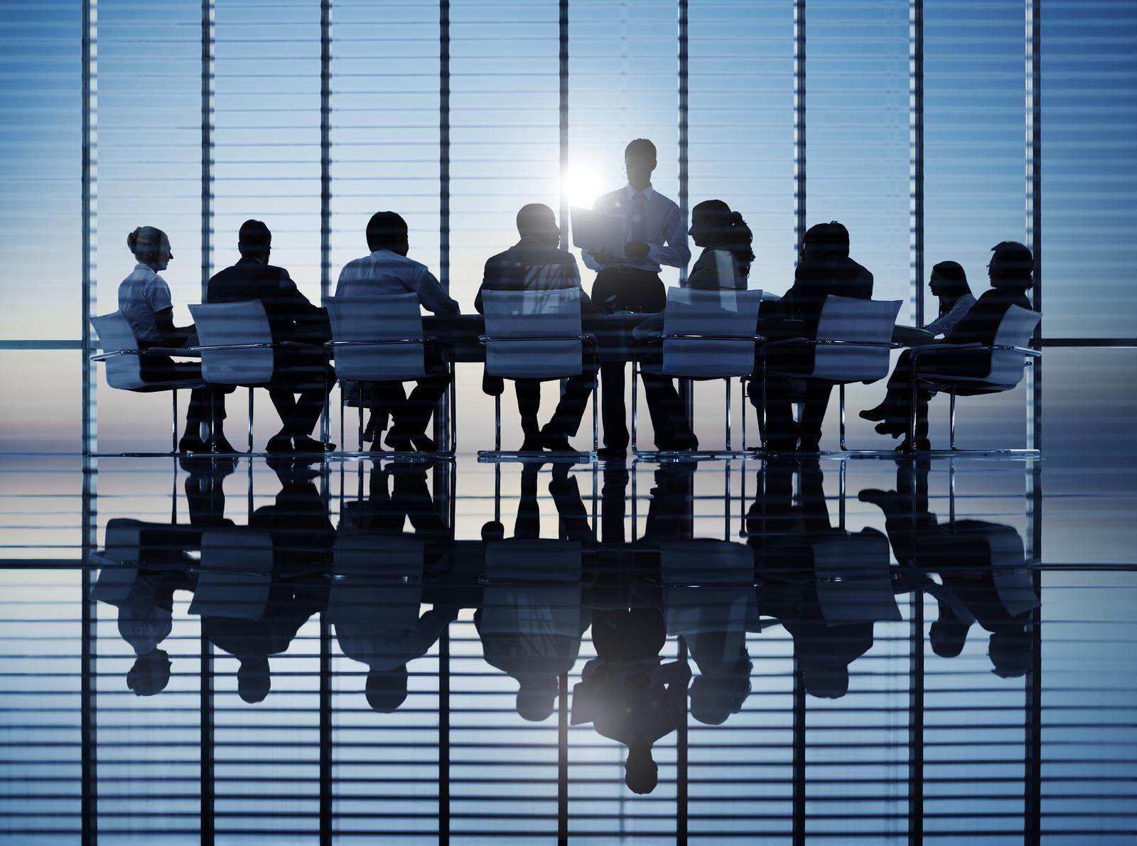 Stock photo of people in a meeting