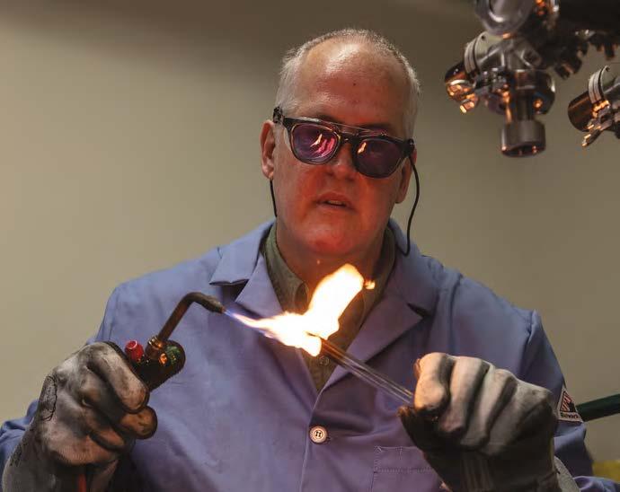 ORNL materials processing researcher Mike Zach. Image credit: Carlos Jones, ORNL